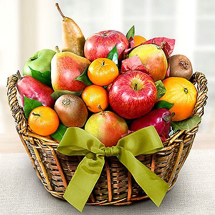 Image 0 of Organic Collection: Fruit Gift Basket