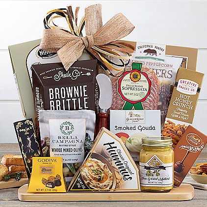Image 0 of Classic Charcuterie: Gourmet Cheese Gift Basket