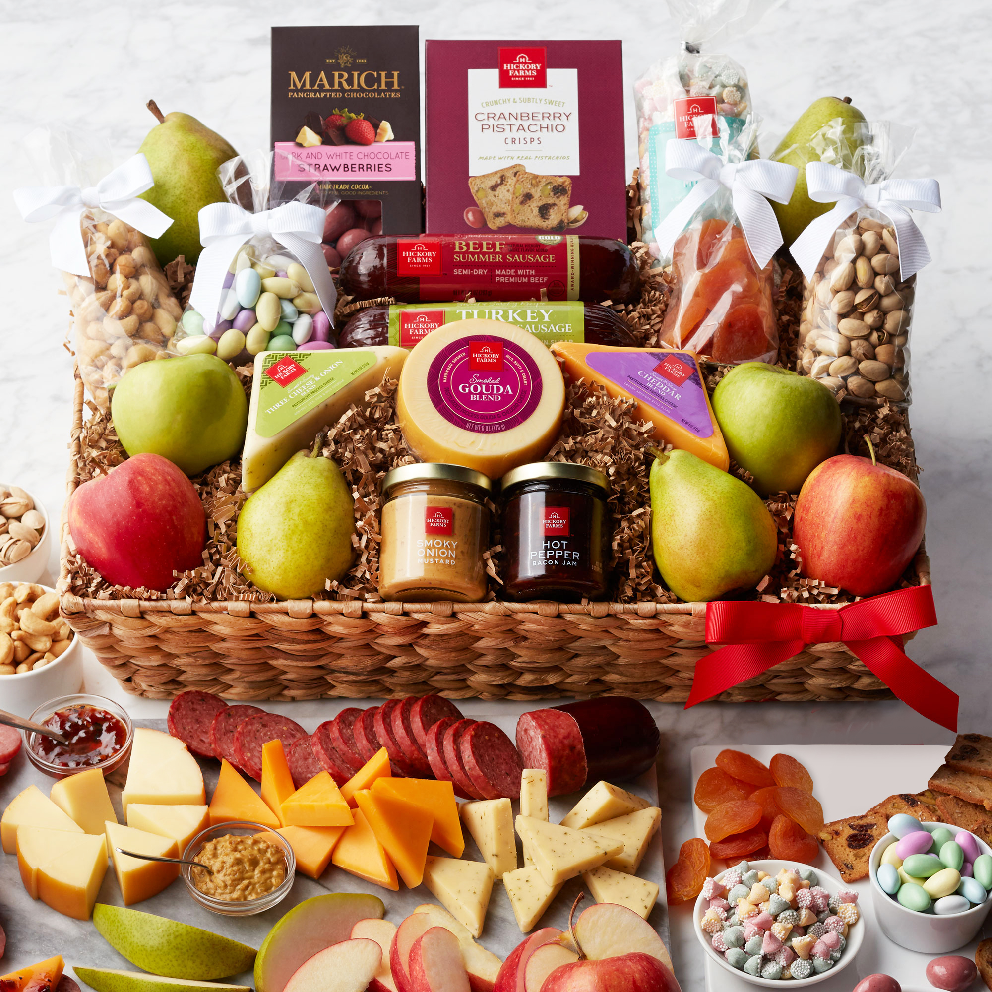 Image 0 of Share the Health: Fruit & Snacks Gift Basket