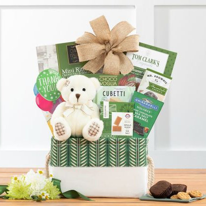 Bear Hugs: Thank You Gift Basket