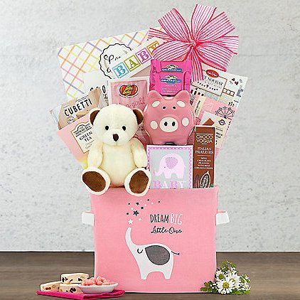 Image 0 of Oh Baby: Baby Girl Gift Basket